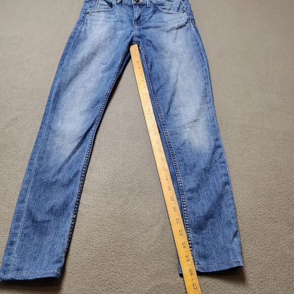 Hudson Lynne Flap Pocket Jeans High Waist Super Skinny Sz 26 - Picture 9 of 11